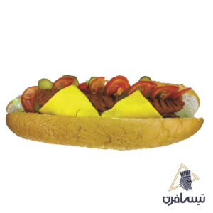 ساندویچ هات داگ پنیری