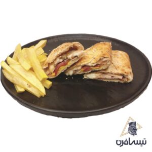 استرامبولی ژامبون پنیری