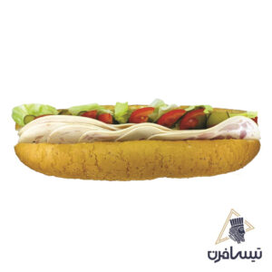 ساندویچ ژامبون مرغ سرد